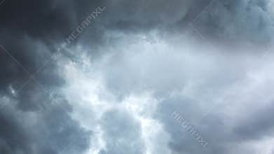 the sky was dark and thunderstorm ultra HD