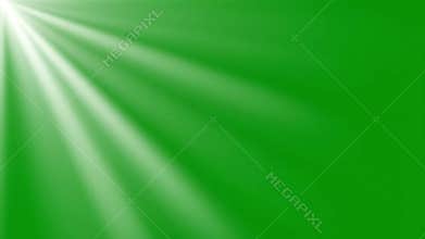 Volumetric Light Rays Animation, Spotlight Effect on Green Screen