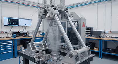 Advanced Engineering Rig in a Modern Laboratory Setting