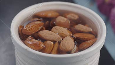 Soak almonds in water for better nutrition