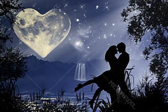 Valentine romantic atmosphere
