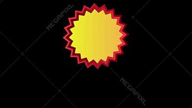 3D Ribbon Badge Motion Graphics, Achievement Award Certificate Reveal Video