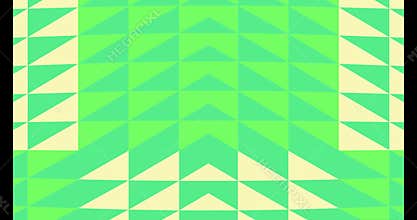 Green Geometric Pattern Animation Video Loop