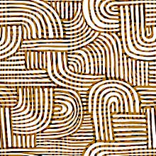 Abstract boho zen arch textured seamless pattern in earth tones.