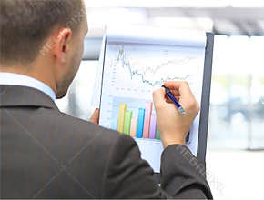 Stock market graphs