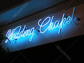 Wedding Chapel Neon Sign