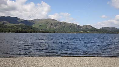 Coniston water Lake District England uk