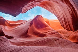 Powerful and magical Canyon Antelope, Arizona USA