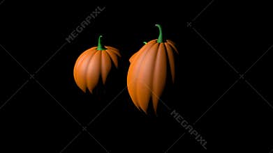 3d Halloween pumpkins - a survey around