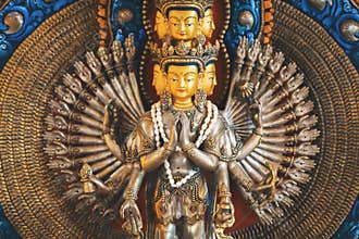 Buddhist Shiva Depiction