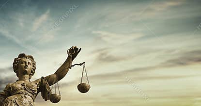 Lady Justice moral judicial system
