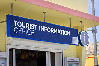 Tourist information office sign