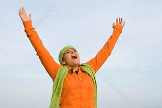 Joy , faith happy child