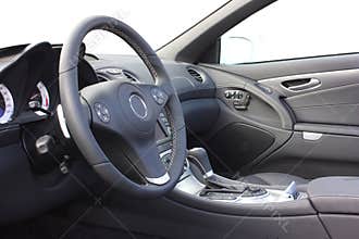 A car interior