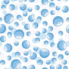 Water bubbles seamless pattern Abstract geometrical circle wallpaper