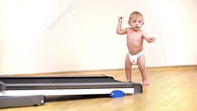 Baby Learning to Walk at Home