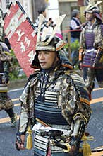 Samurai at the Japanese festival