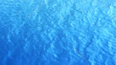 Close up abstract blue water ripple lake river texture background