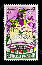 Tunisia: Land of Conventions, Commemorative serie, circa 1982