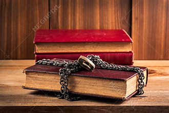 Lock up an old book