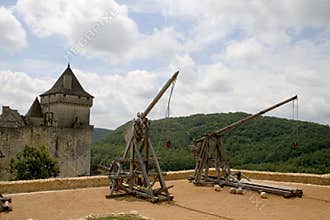 Trebuchets in Castelnaud, France