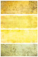 Set of grunge backgrounds with space for text