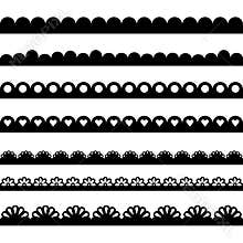 Scalloped edge collection