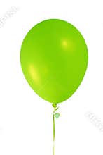 Green balloon