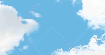 Clouds in the sky 4k