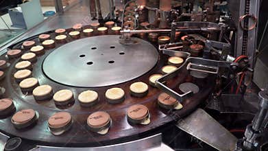 Preparing Japanese imagawayaki red bean pancake, Kyoto