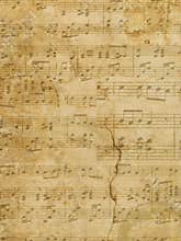Music Parchment Paper Grunge