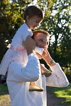 Father and daughter