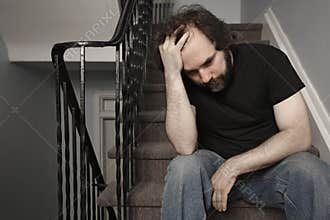 Depressed adult male