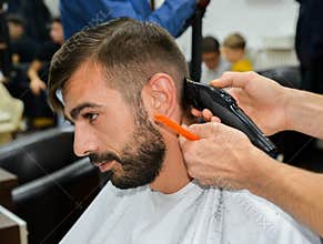 The Barber Male Haircut in Our Days