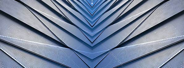 Aluminum Architectural Detail Contemporary Building
