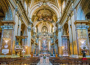 Basilica of the Santi XII Apostoli, in Rome, Italy.