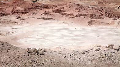 Mud pots in Yellowstone