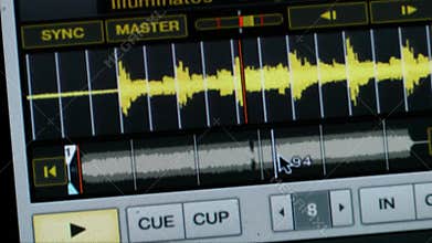 Audio Display Waveform Visual