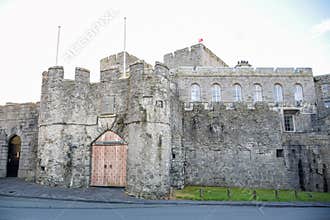 The Castle Rushen in Castletown in the Isle of Man