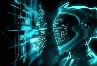 Futuristic Spaceman - Breaking The Code