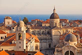 Dubrovnik Old Town roofs