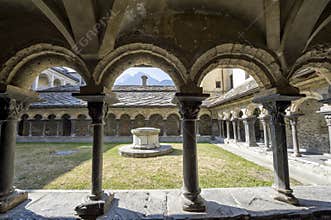 Aosta - Cloister of Sant'Orso