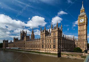 Parliament Building and Big Ben London England