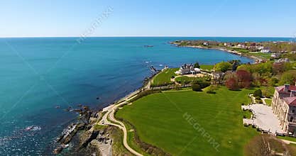 Newport aerial view, Rhode Island, USA