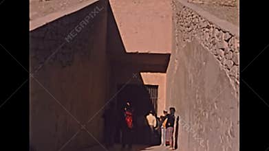 1980s Entrance to tomb of Ramesses