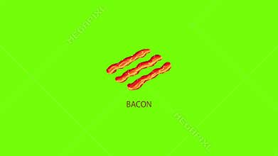 Bacon icon animation