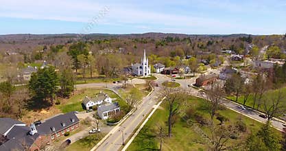 North Andover aerial view, Massachusetts, USA