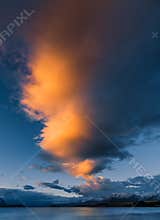 Sunset of Lake Tekapo