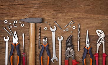Set of different tools