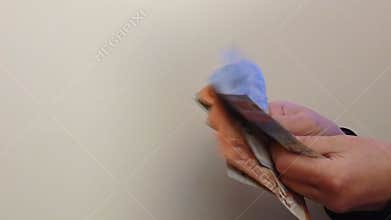 Cash transaction from hands to hands